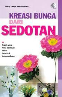 Image of Membuat Kreasi Bunga Dari Sedotan